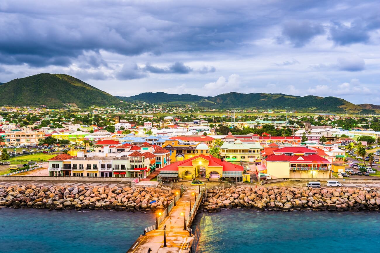 Cityscape of Basseterre