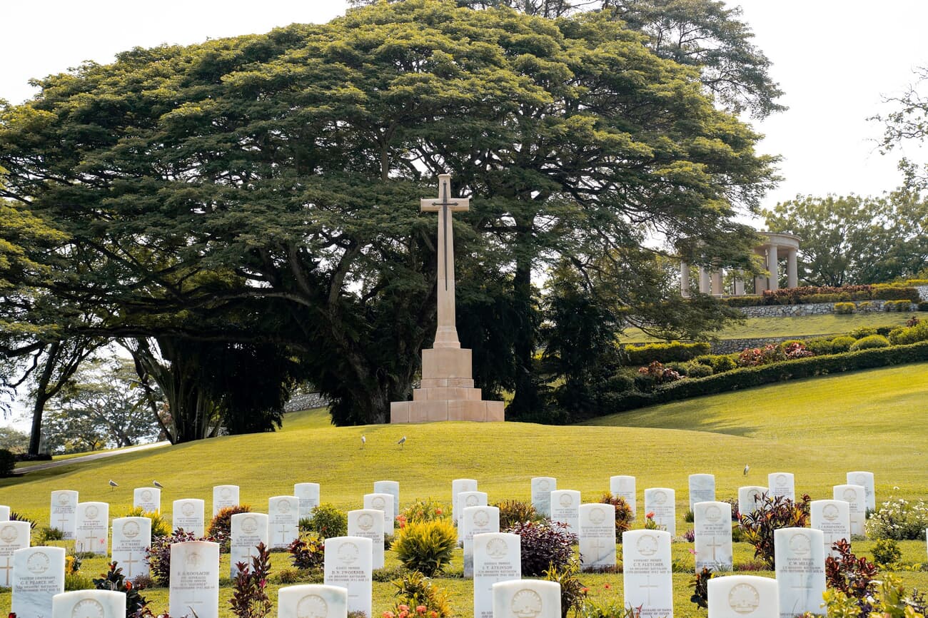 Bomana War Cemetery, the resting place for over 3,000 Commonwealth soldiers
