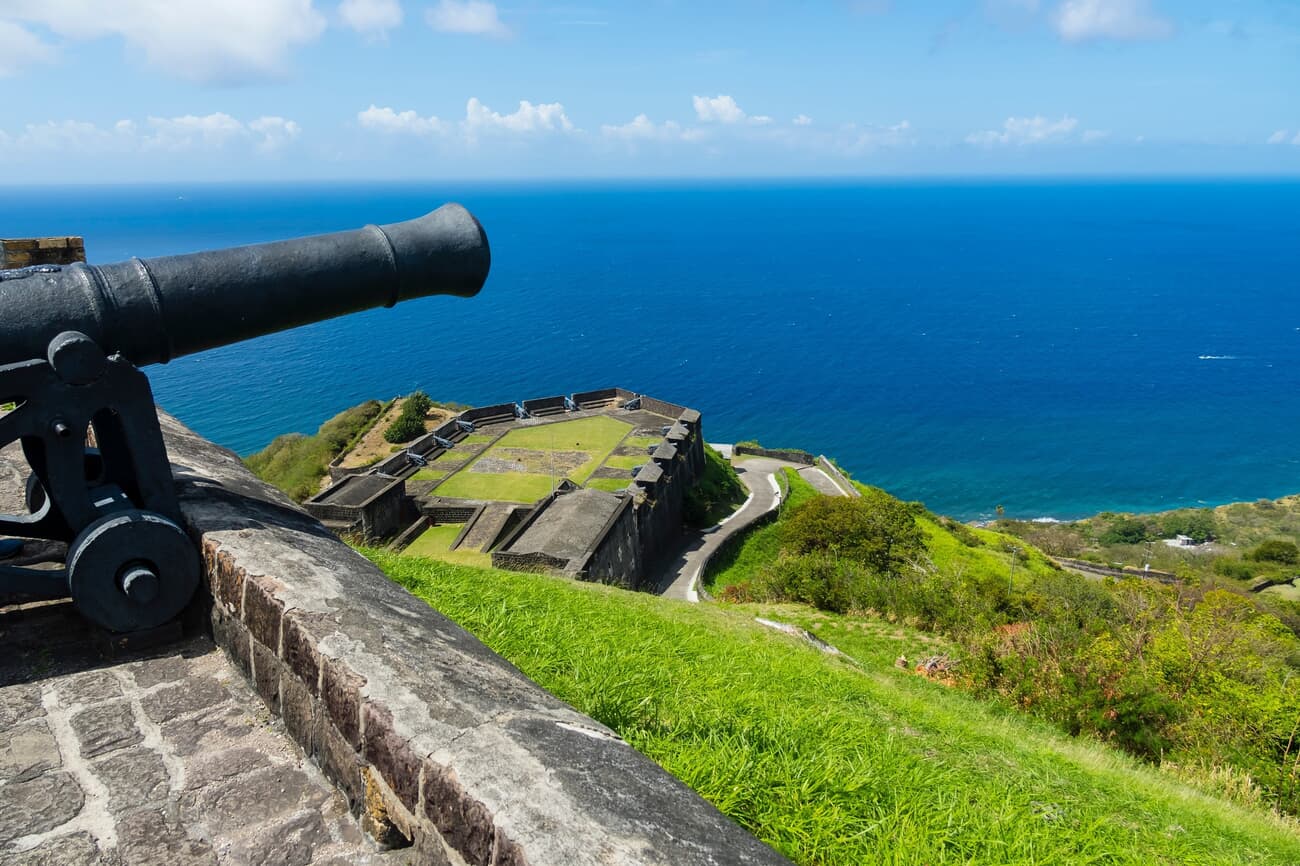 Brimstone Hill Fortress, one of the best-preserved historical fortifications in the Americas