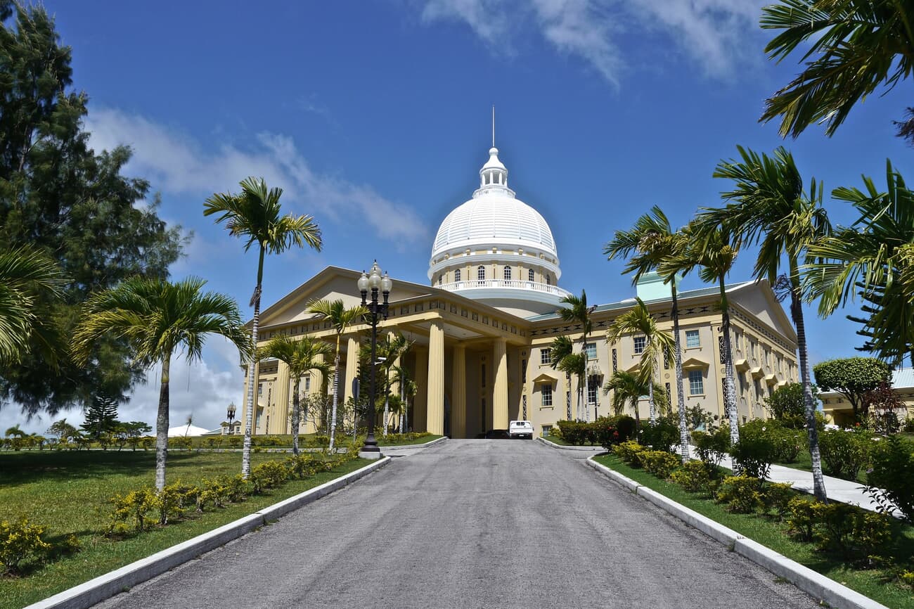 Capital Building at Ngerulmud, completed in 2006