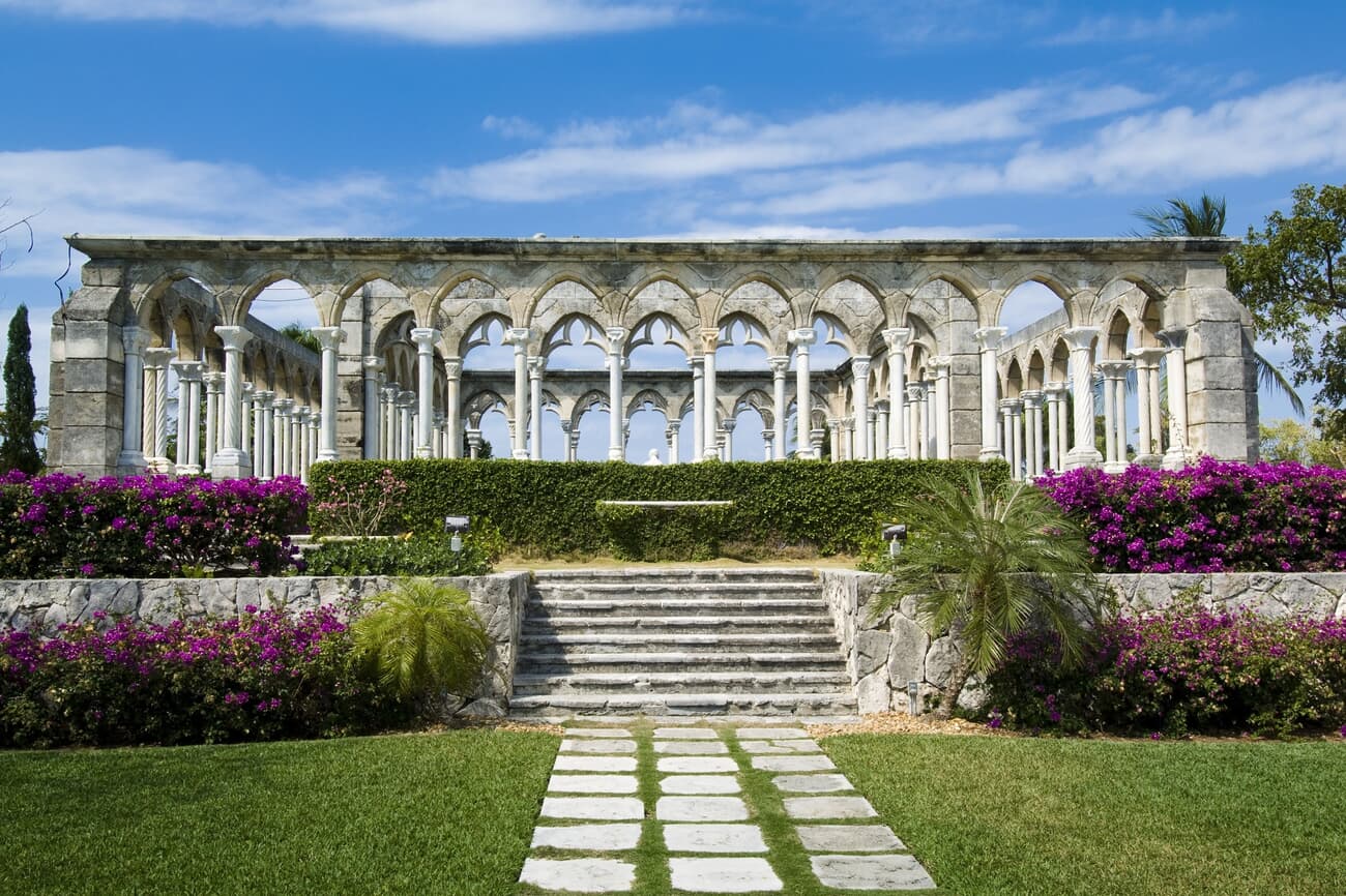 Versailles gardens on paradise island in the bahamas