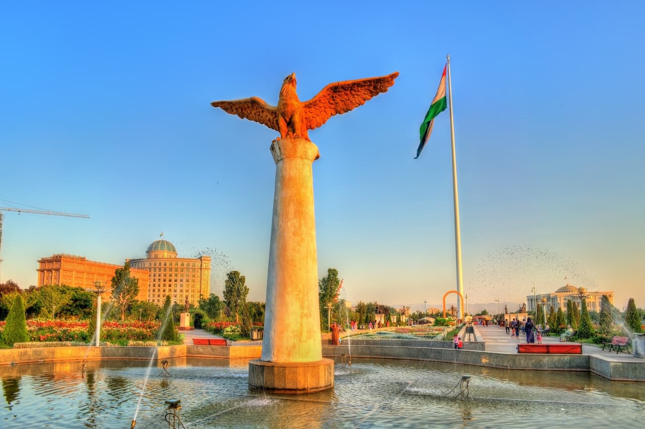 National Flag Park symbolizes Tajik national pride and is home to one of the world's tallest flagpoles