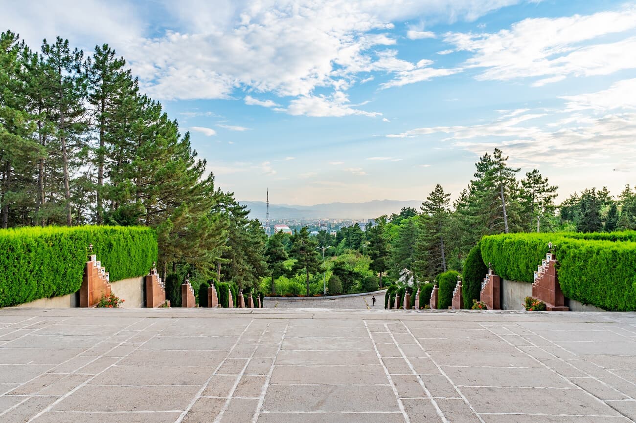 Victory Park, established to commemorate the end of World War II
