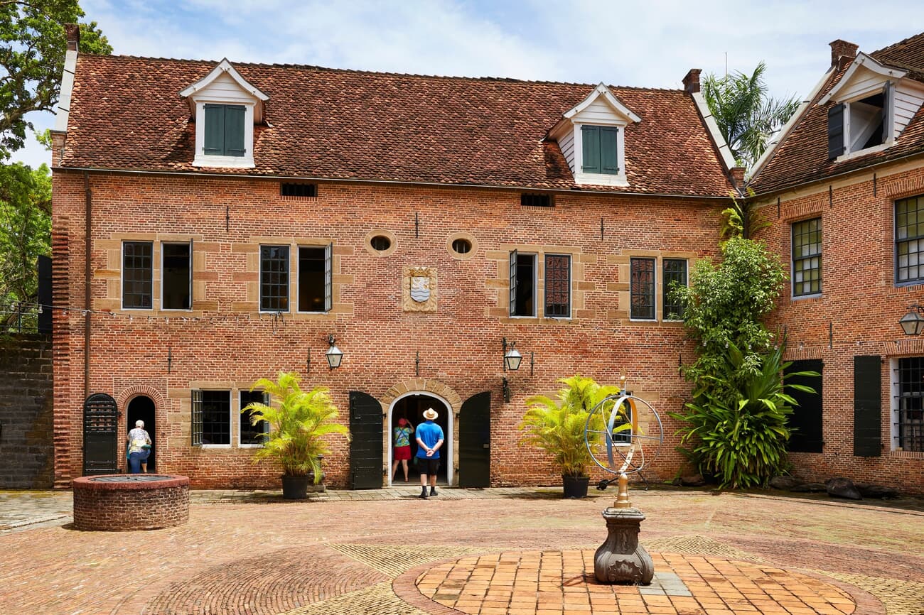 Fort Zeelandia, dating back to the 17th century