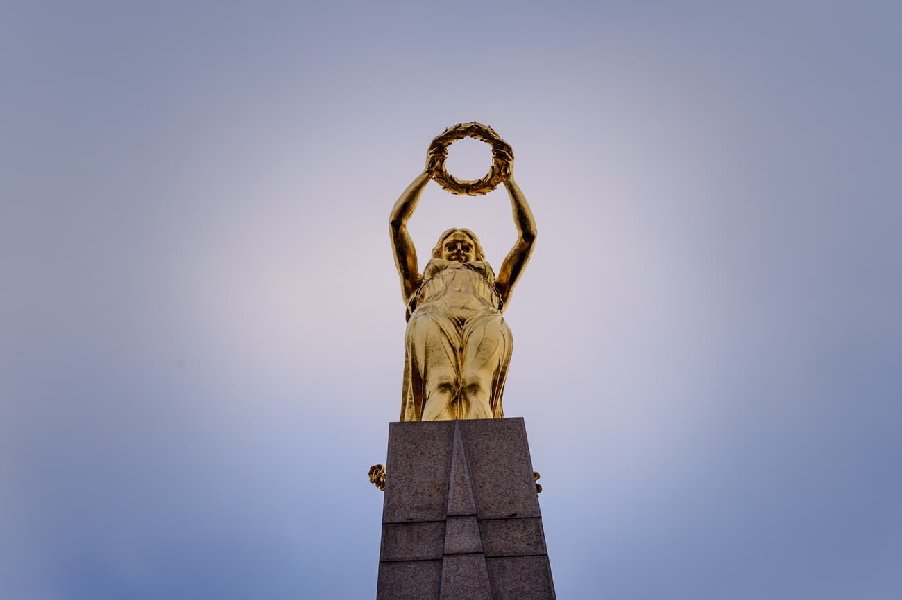 Gëlle Fra Monument, erected to honor Luxembourgers who fought in World War I and II