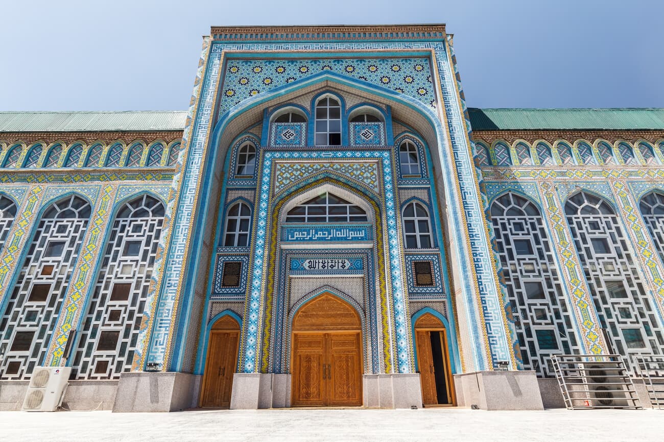 Haji Yaqub Mosque, one of the largest mosques in Dushanbe