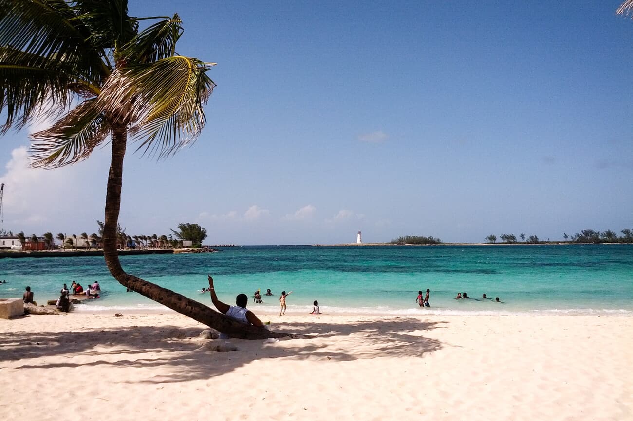 Junkanoo Beach, named after the traditional Bahamian festival of Junkanoo