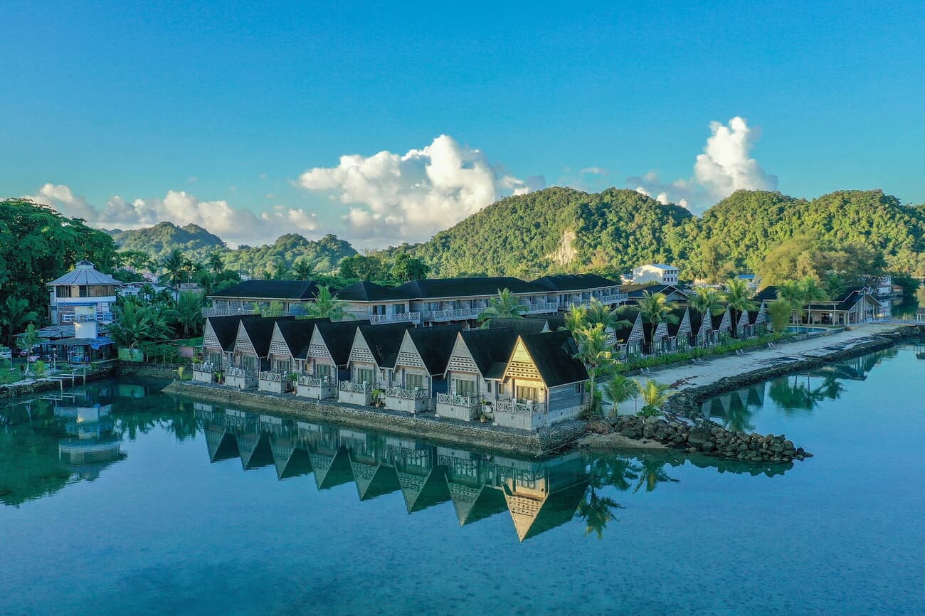 The City of Koror, a commercial and tourism center