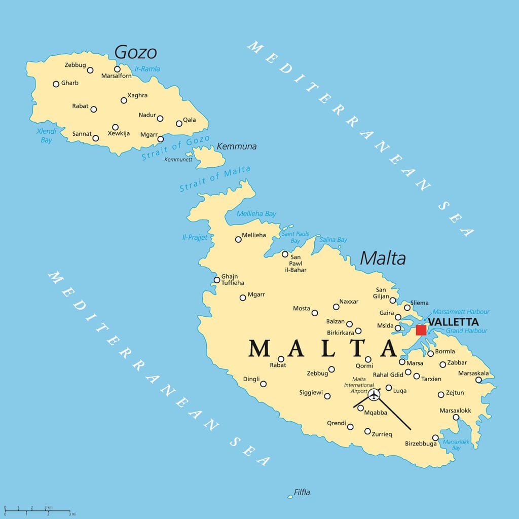 What is the Capital of Malta? | Mappr