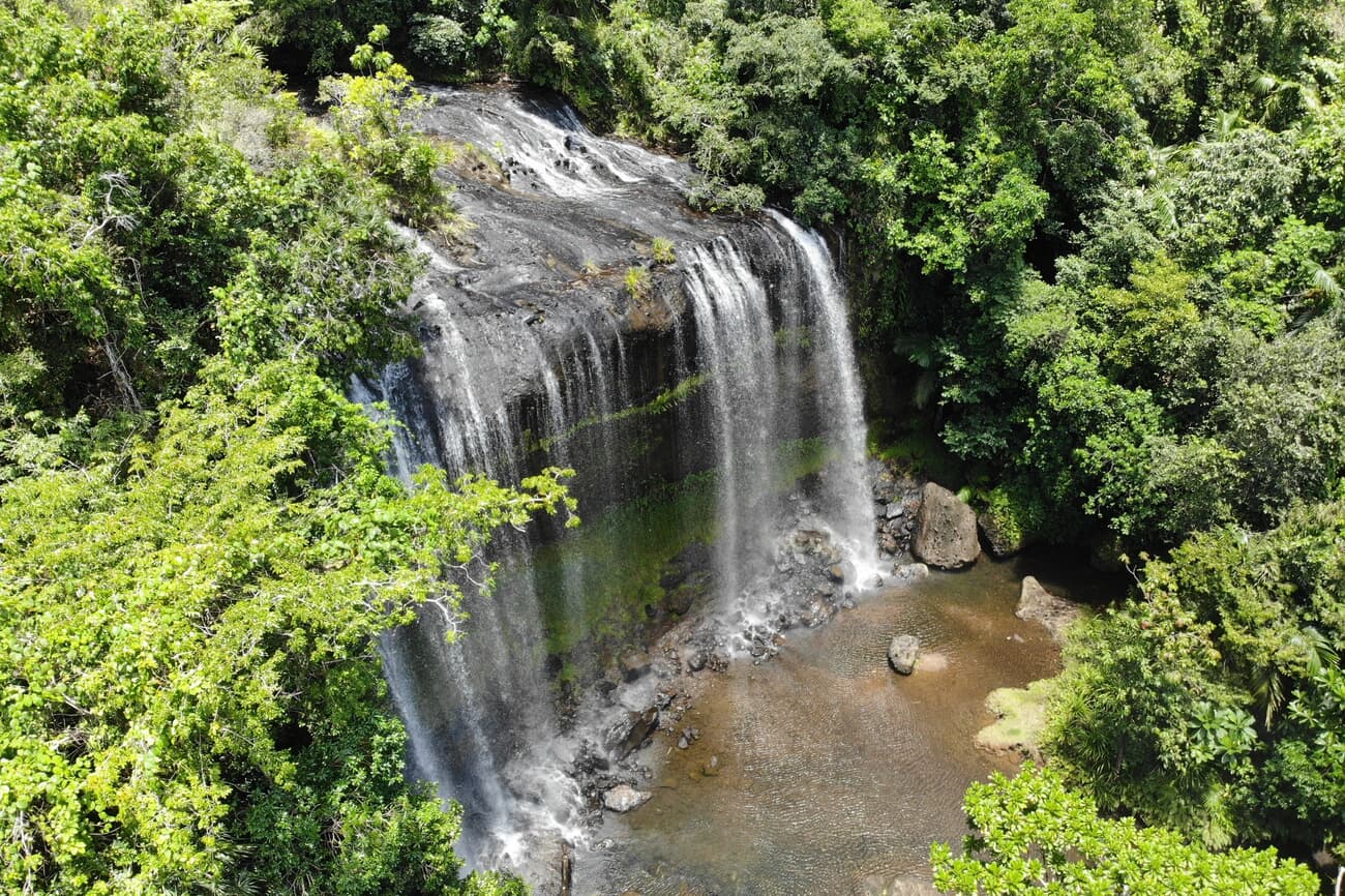 Ngardmau Waterfall, the largest waterfall in Palau