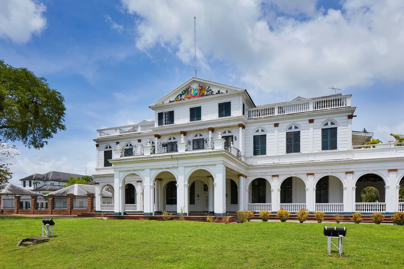The Presidential Palace in Paramaribo