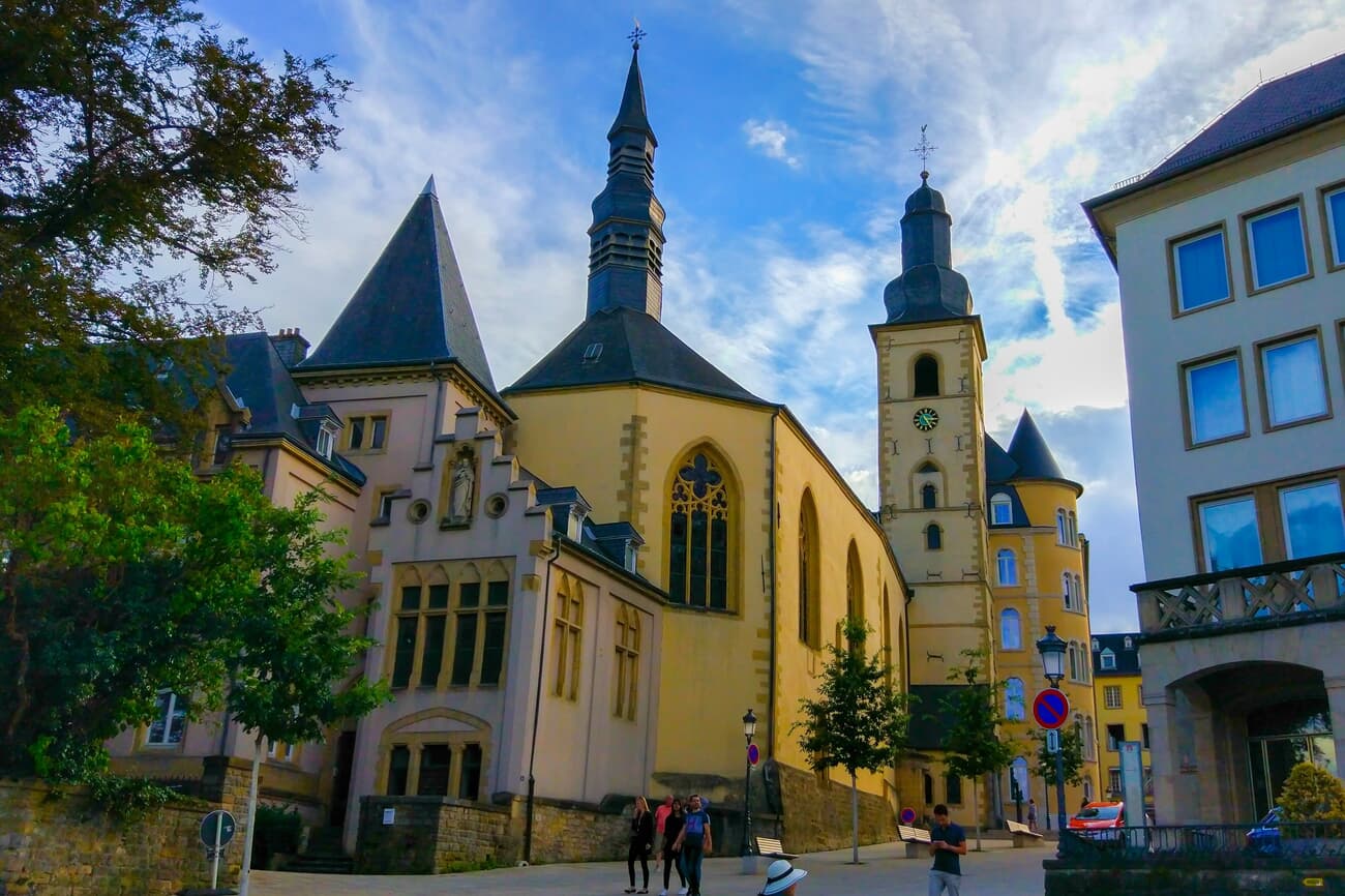 St. Michael's Church, originally built in 987, is the oldest religious site in Luxembourg City