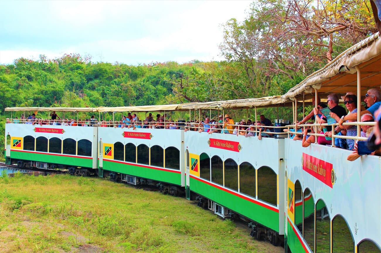 St. Kitts Scenic Railway, originally built to transport sugar cane