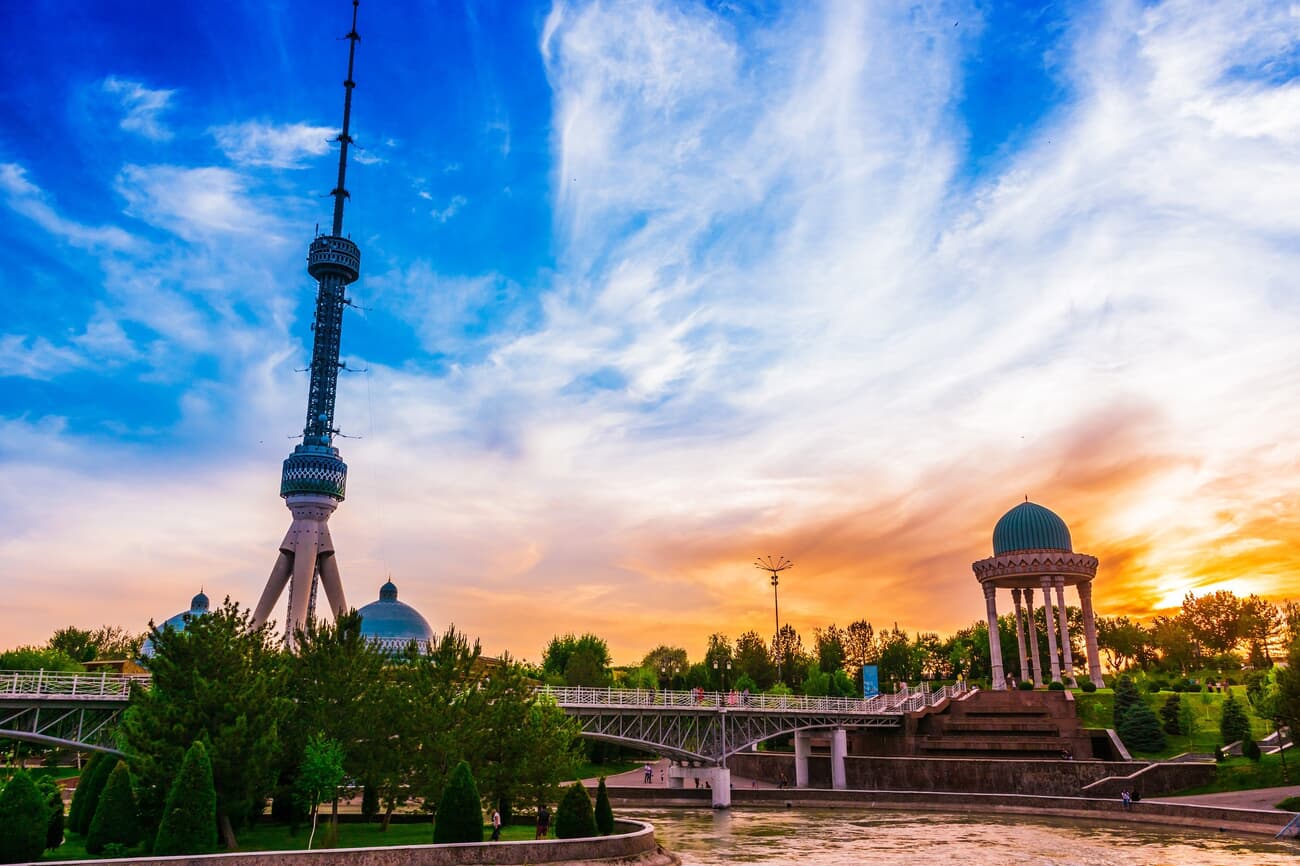 Tashkent Tower, the tallest structure in Central Asia