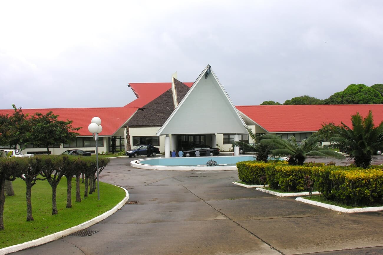 Vanuatu Parliament House, constructed with aid from the People’s Republic of China