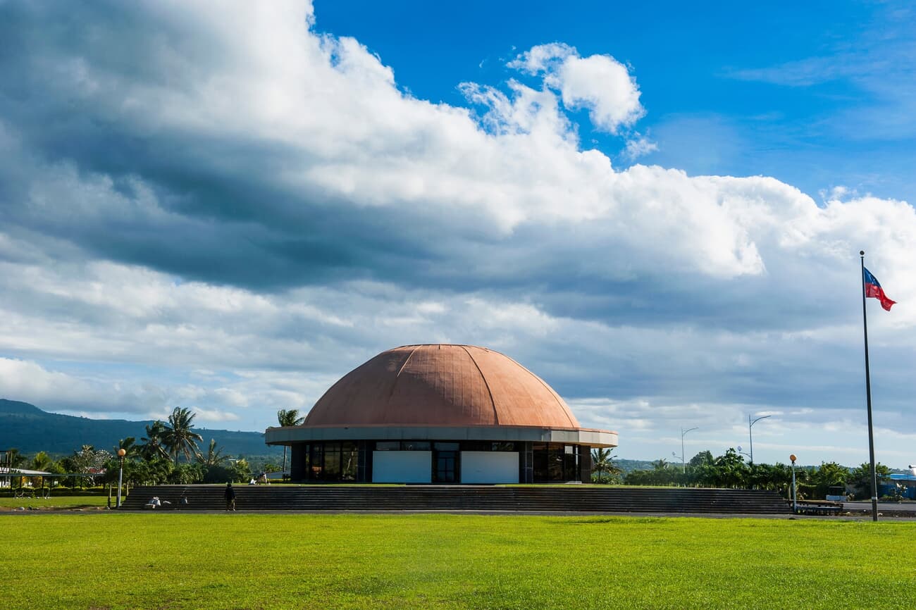 Fale Fono, the Parliament House of Apia