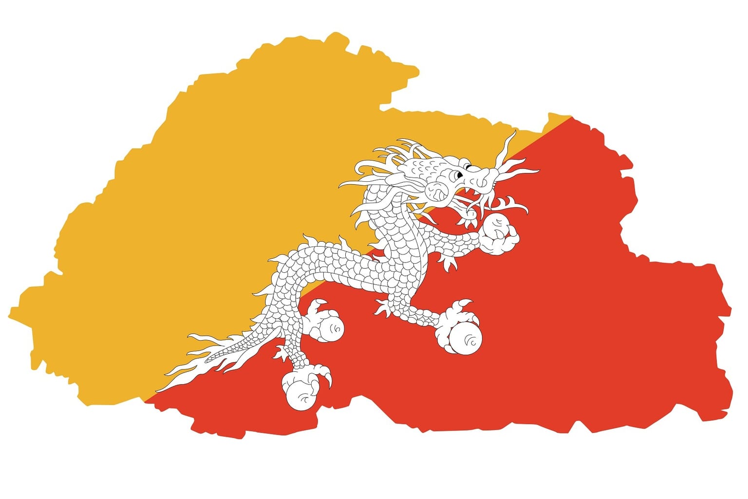Bhutan Color 🇧🇹 Bhutan Flag Unveiled: Colors, Meaning, Coat of Arms, Flag Map, and ...
