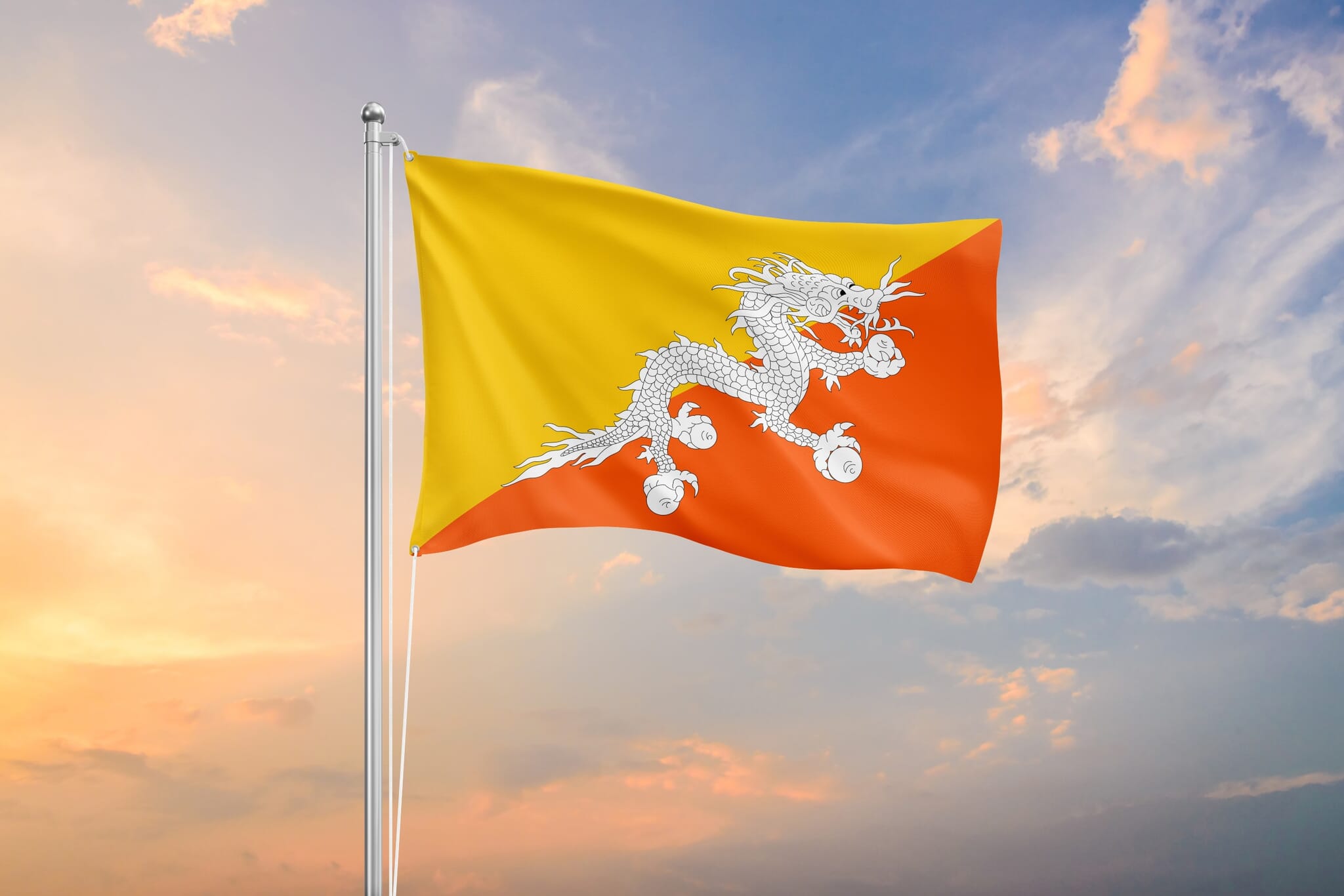 🇧🇹 Bhutan Flag Unveiled: Colors, Meaning, Coat of Arms, Flag Map, and ...