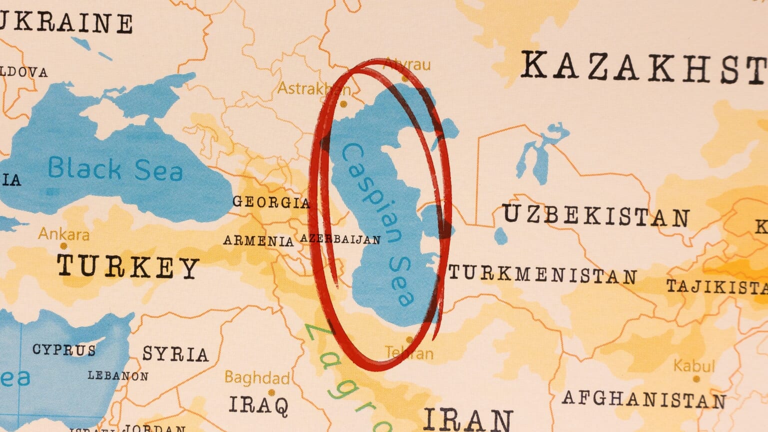 The Caspian Sea and Bordering Nations Mappr The Caspian Sea and Bordering Nations Mappr