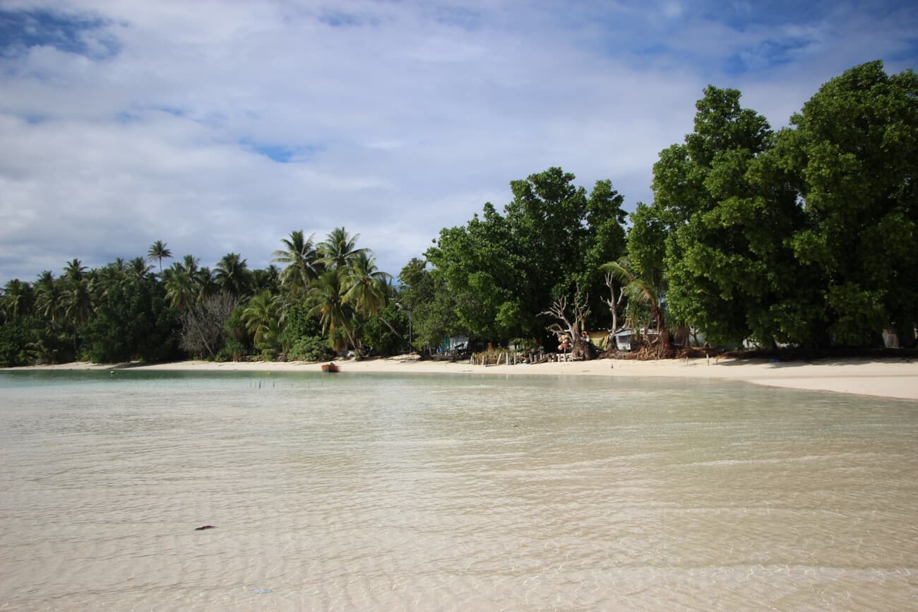 Beaches near Funafuti, offering visitors a glimpse into the Pacific island paradise