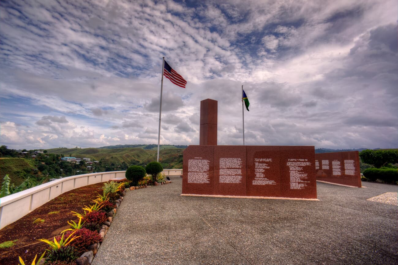 Guadalcanal American Memorial, honoring the Allied troops who participated in the Guadalcanal Campaign
