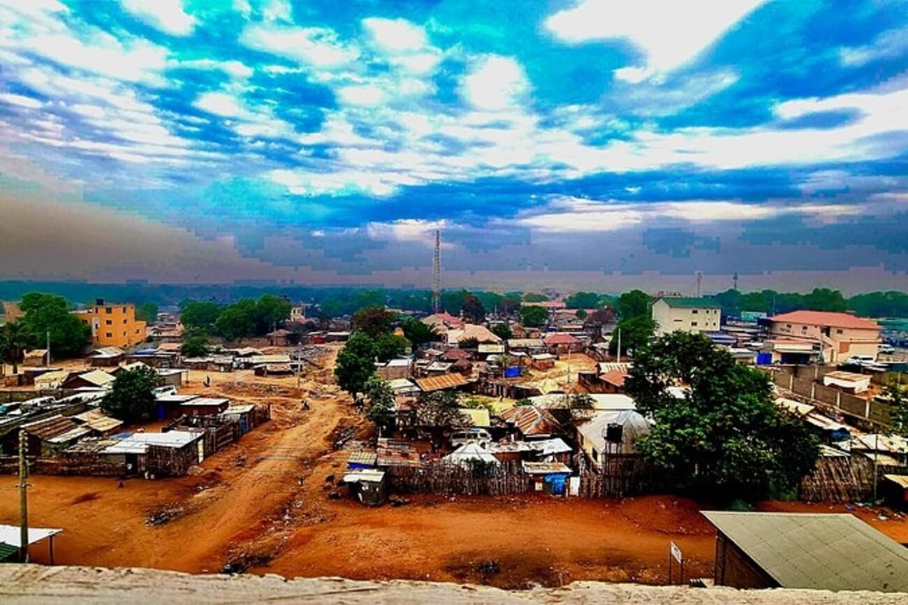 The cityscape of Juba