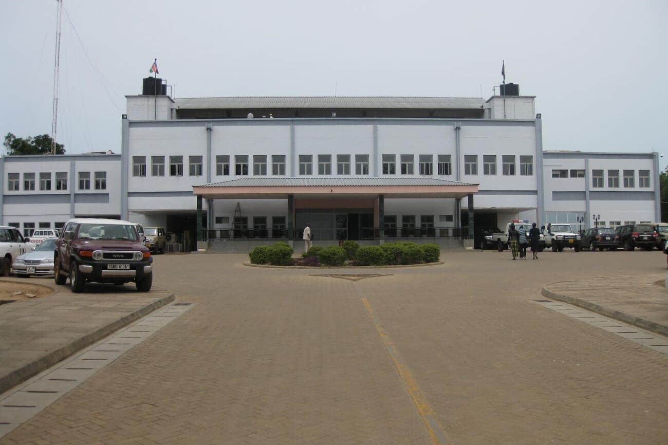 The Parliament of South Sudan in Juba, the seat of governance