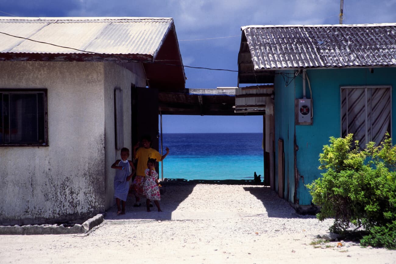 Local Marshallese people from Majuro