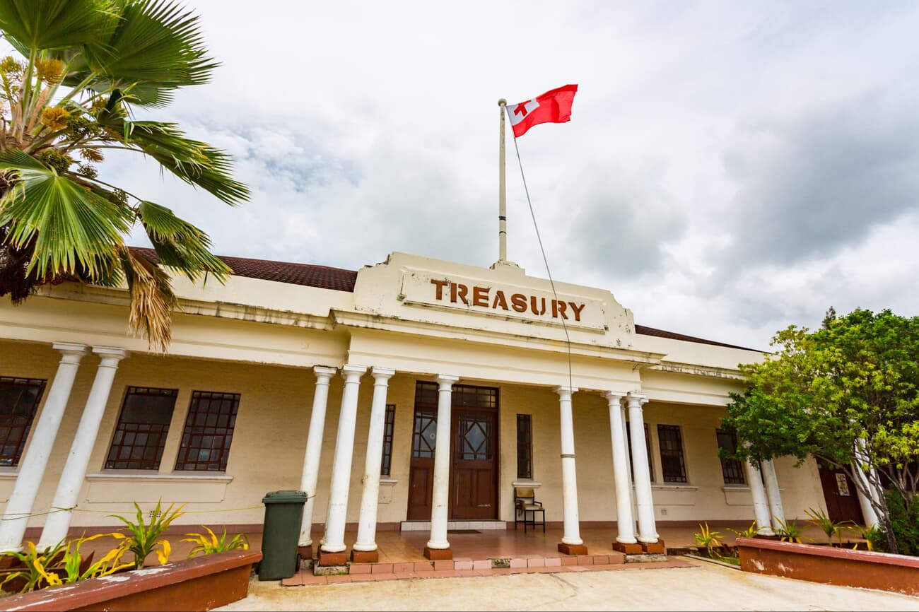 Historic Stone National Treasury Building, a testament to Tonga's efforts in maintaining economic sovereignty