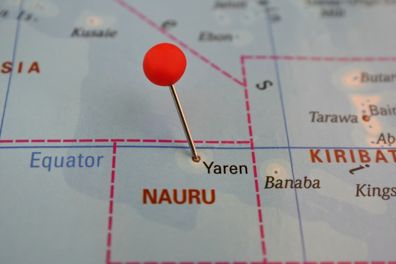 Pin marking the location of Yaren