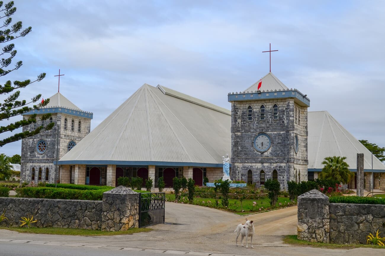 St. Mary's Cathedral, showcasting Tonga's commitment to its Christian heritage