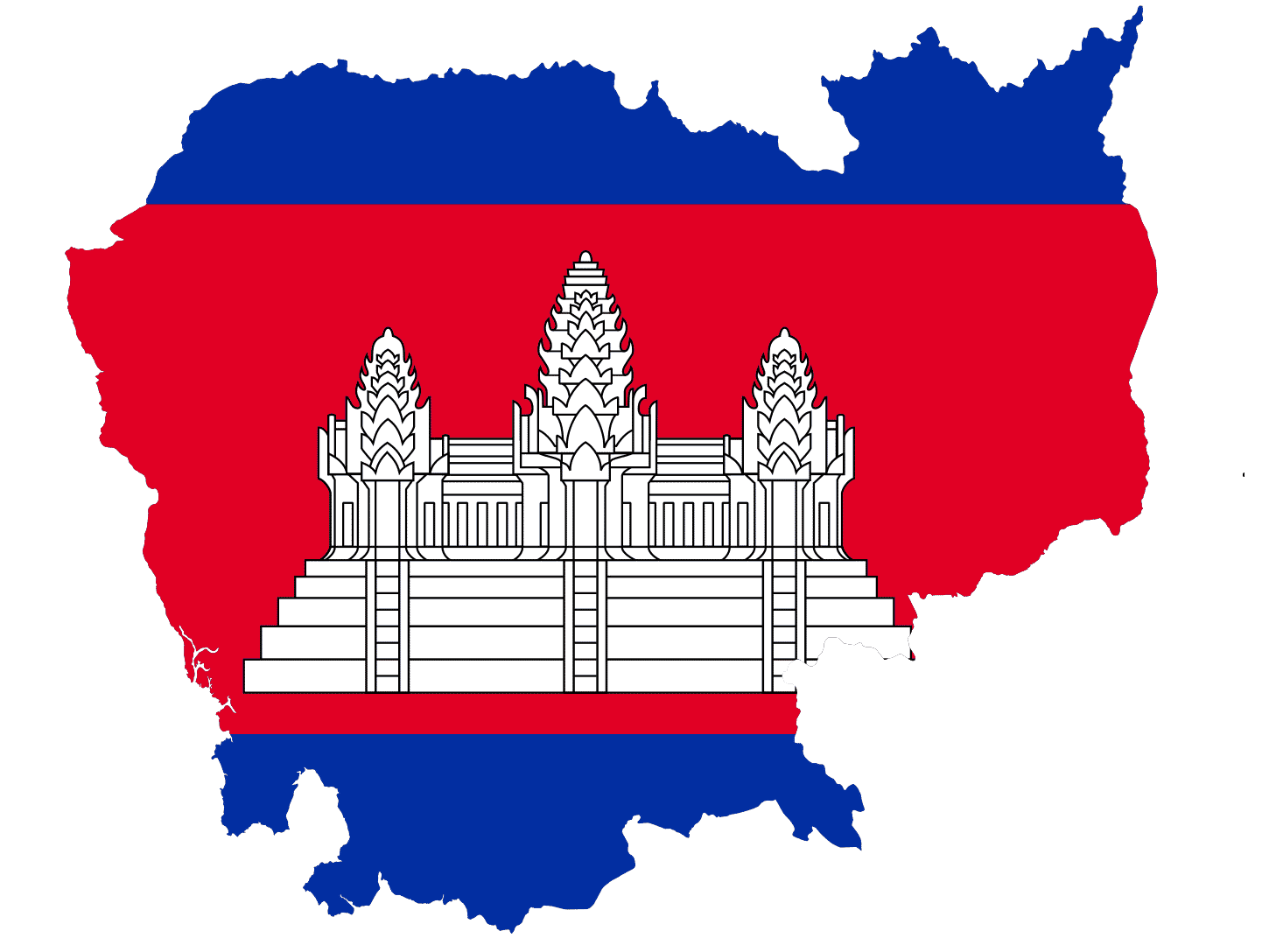 🇰🇭 Cambodia Flag Unveiled Colors, Meaning, Coat of Arms, Flag Map, and