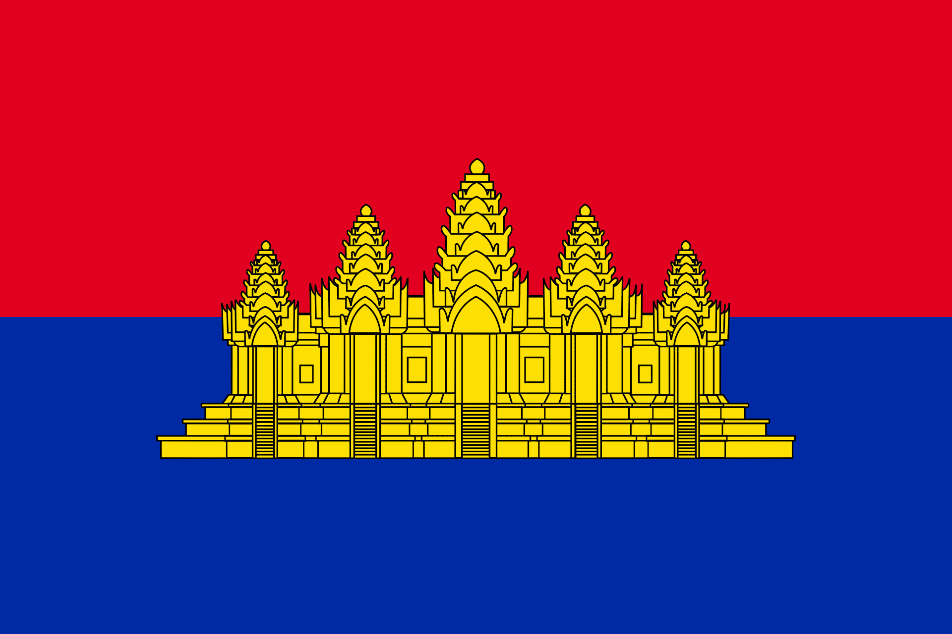 🇰🇭 Cambodia Flag Unveiled Colors, Meaning, Coat of Arms, Flag Map, and