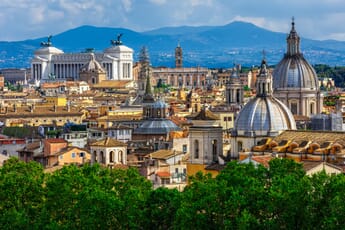 Italy skyline rome italy architecture landmark cityscape