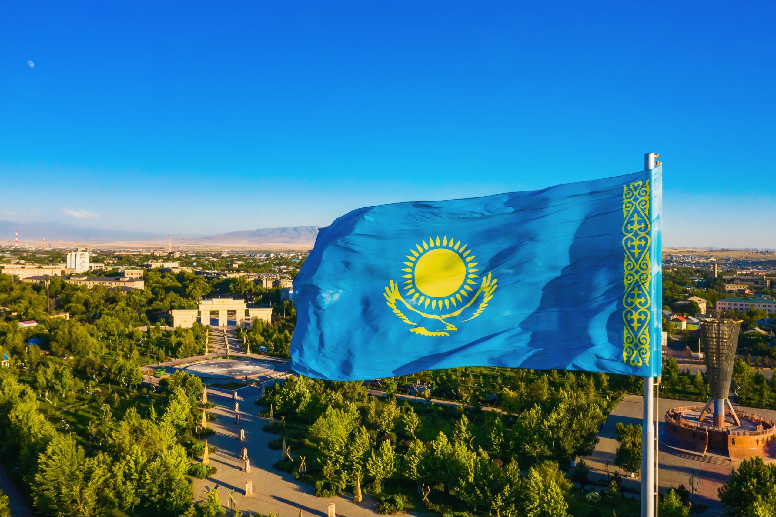 Kazakhstan Flag Unveiled: Colors, Meaning, Coat of Arms, Flag Map, and  Similar Flags