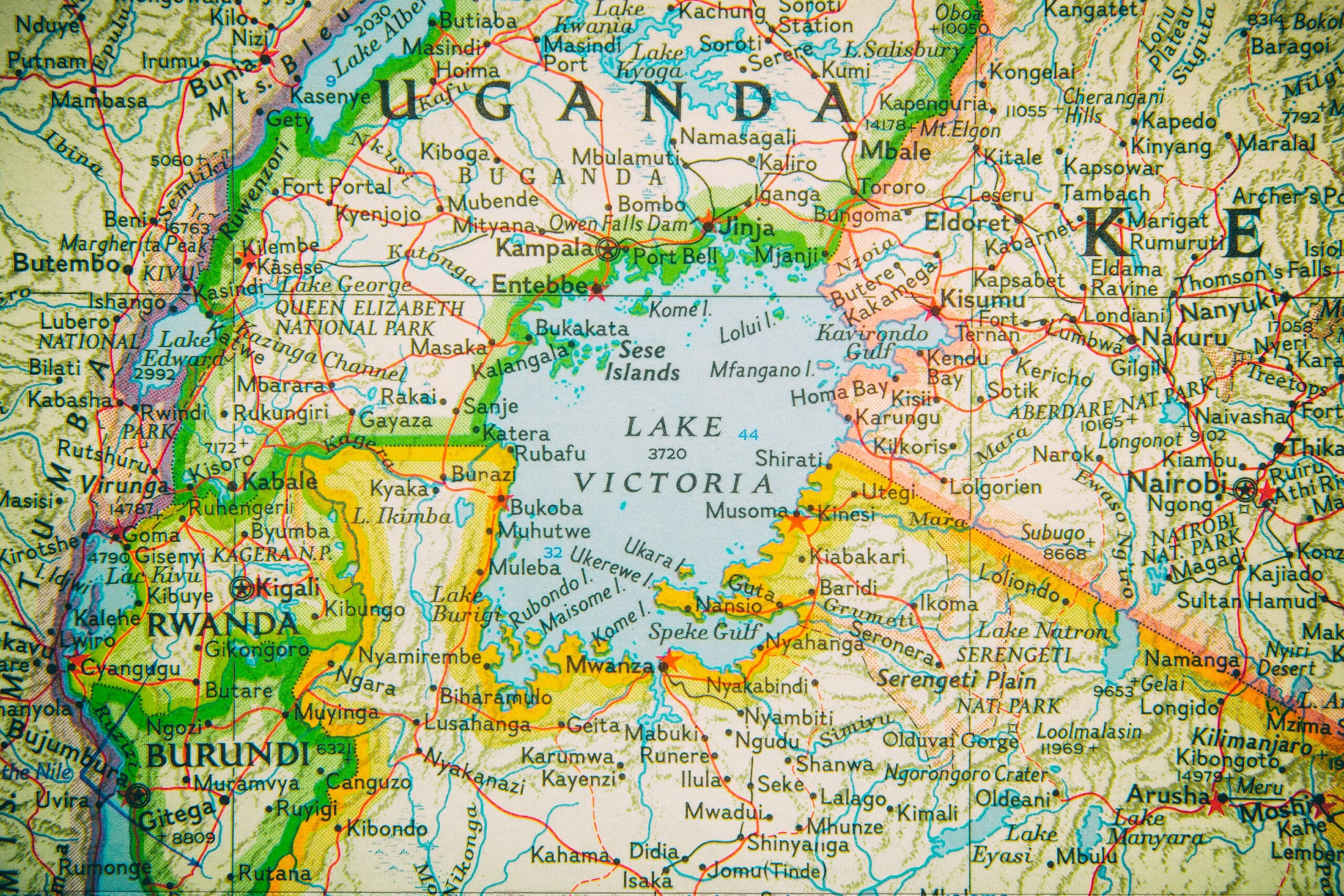 The Largest Lakes in Africa (with Map and Images) | Mappr