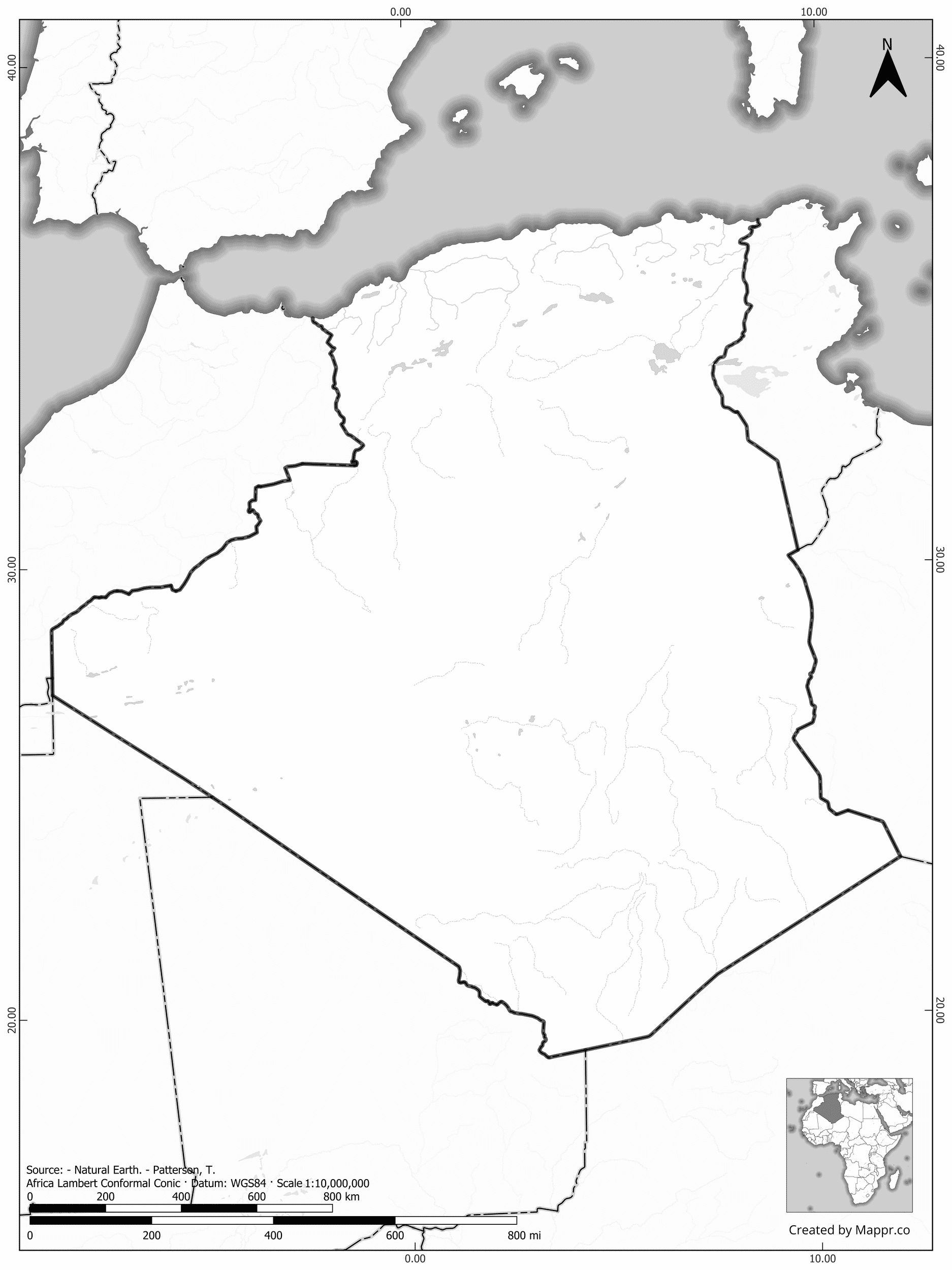 Algeria Maps | Mappr