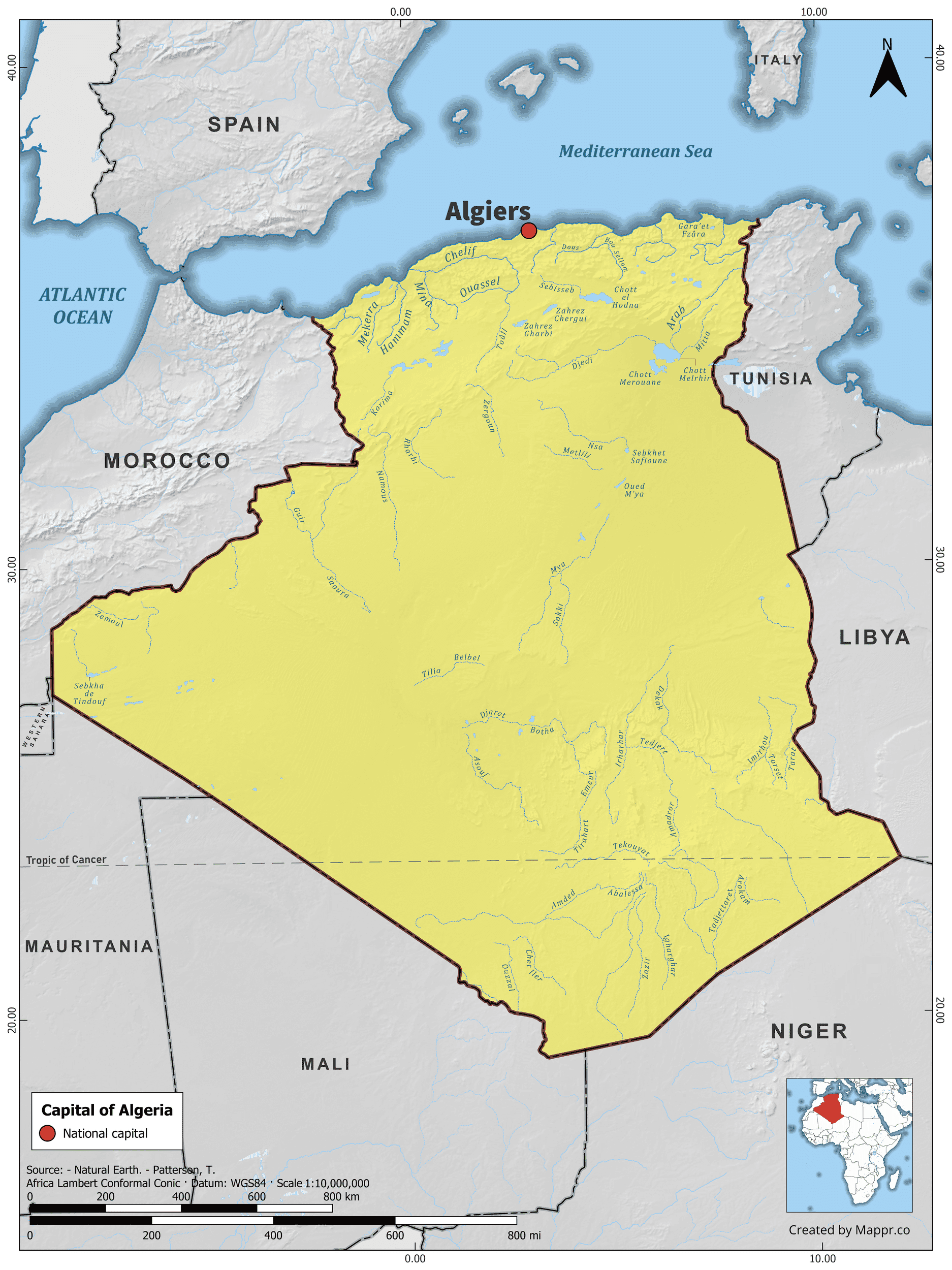 Algeria Maps | Mappr