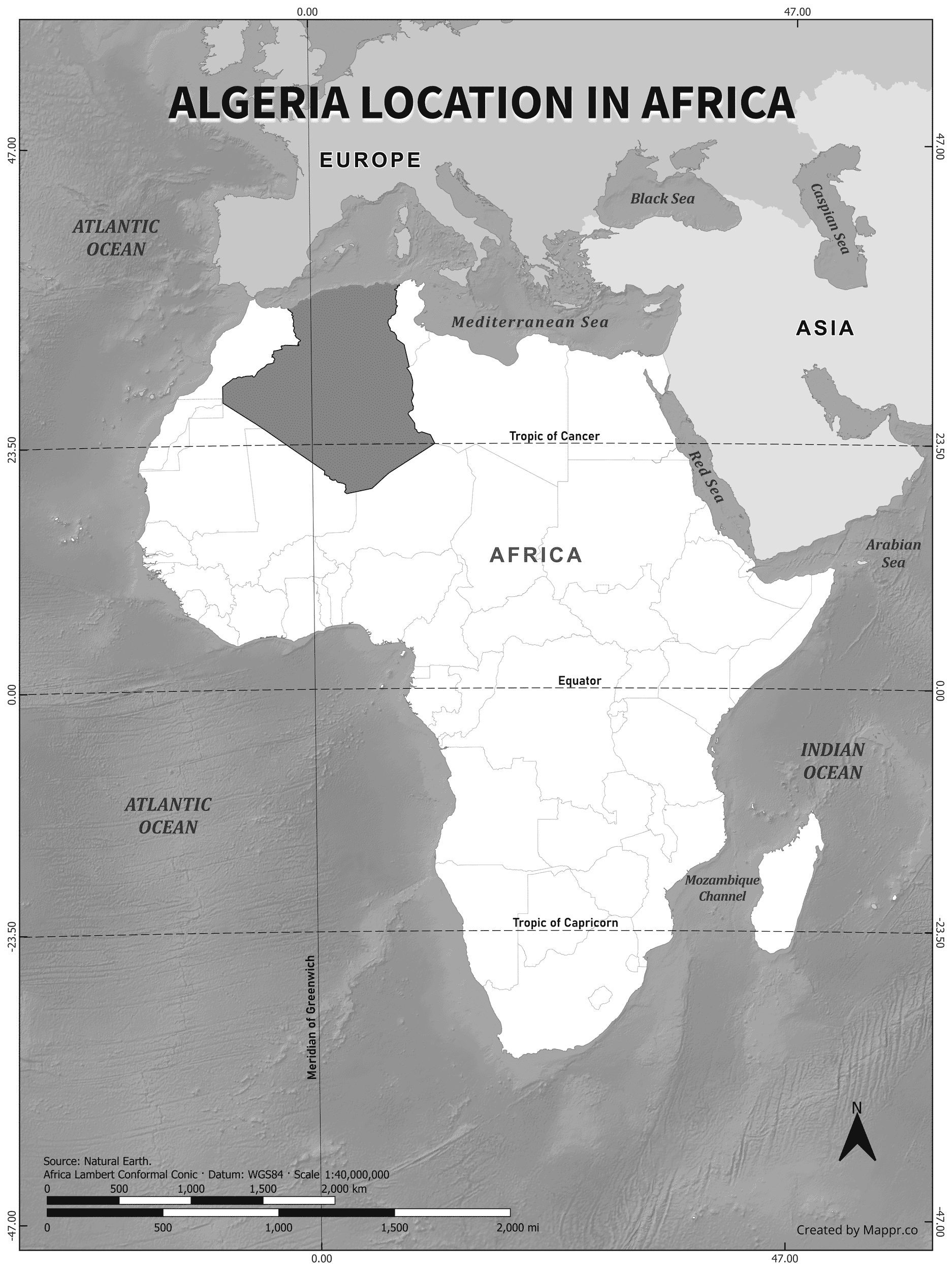 Algeria Maps | Mappr