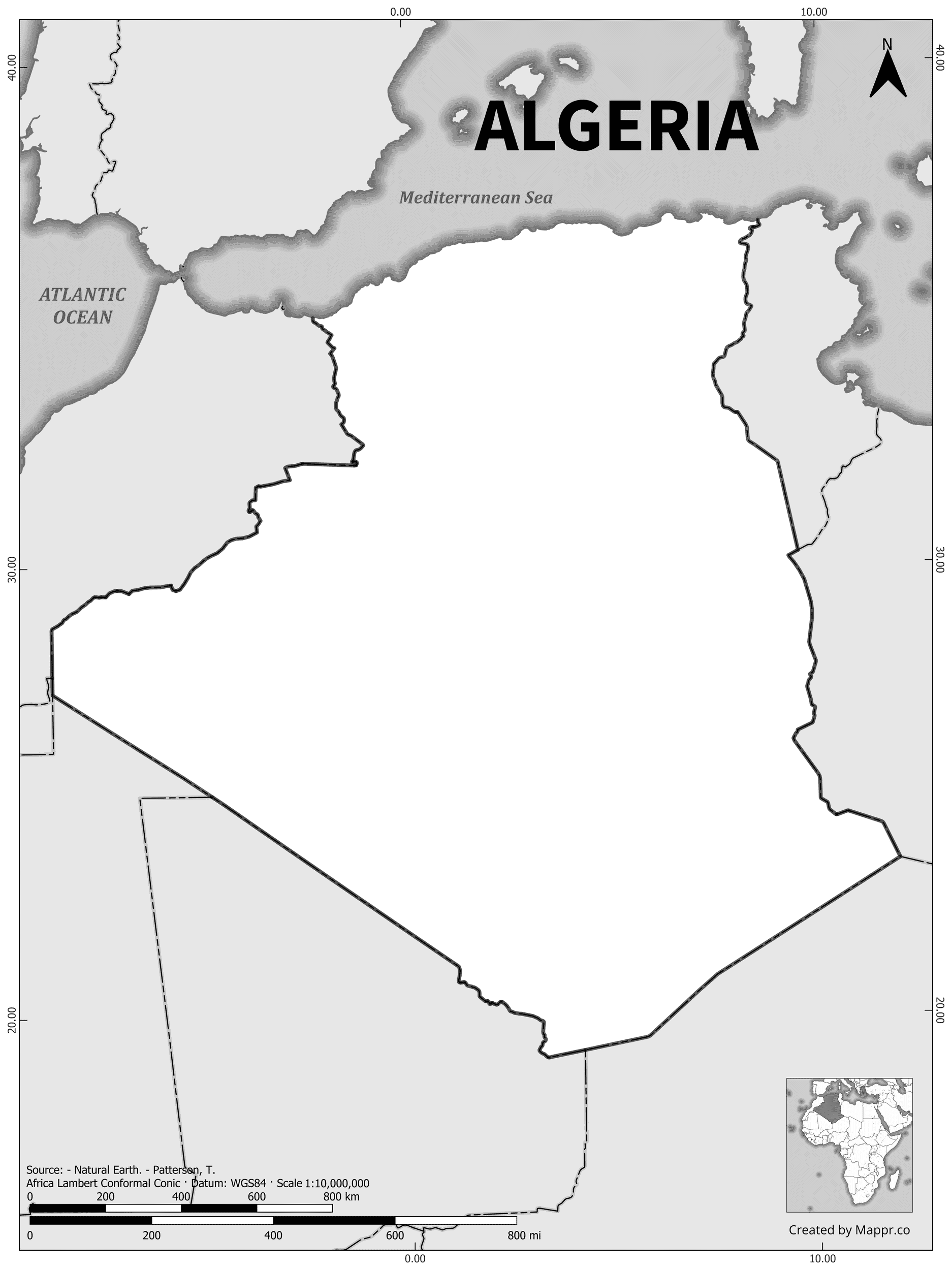 Algeria Maps | Mappr