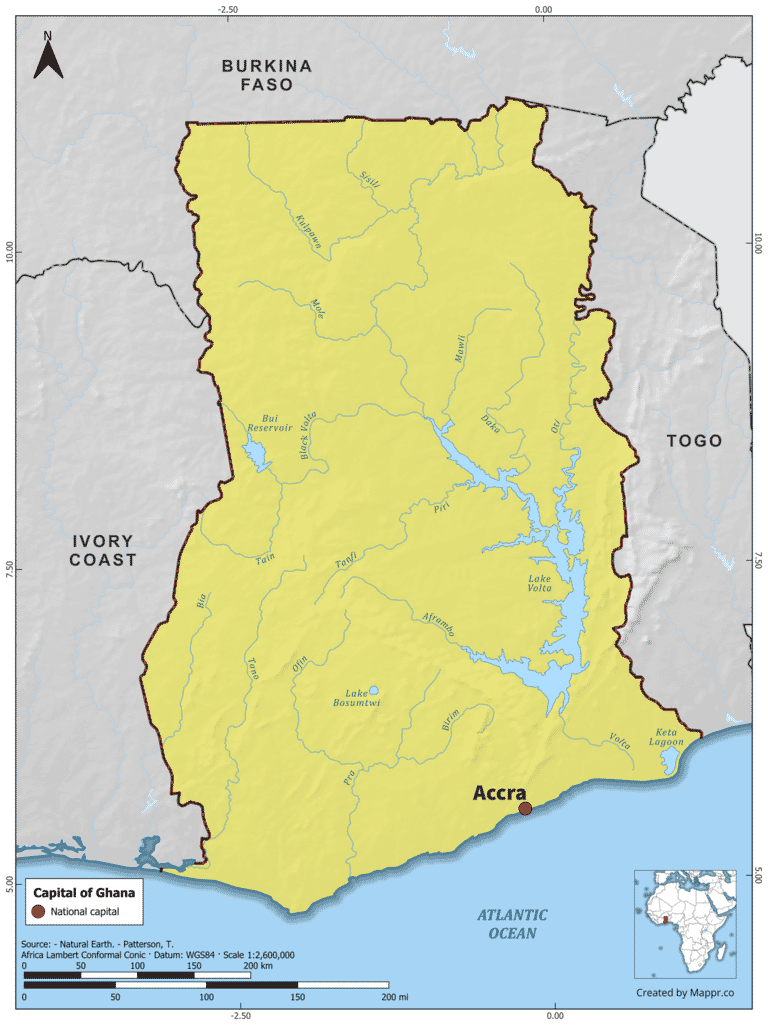 Ghana Map.pdf Ghana Maps | Mappr