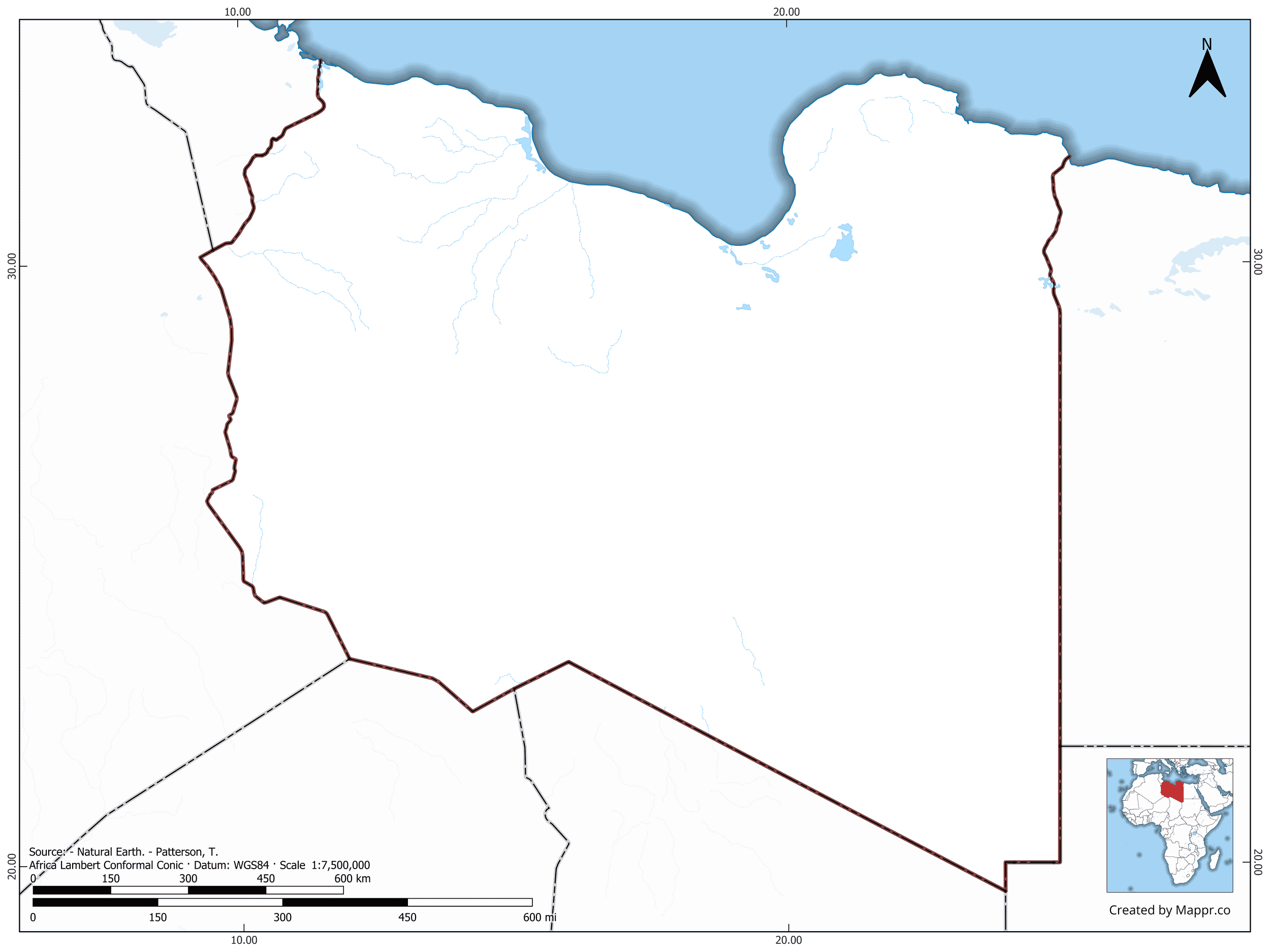 Libya Maps | Mappr