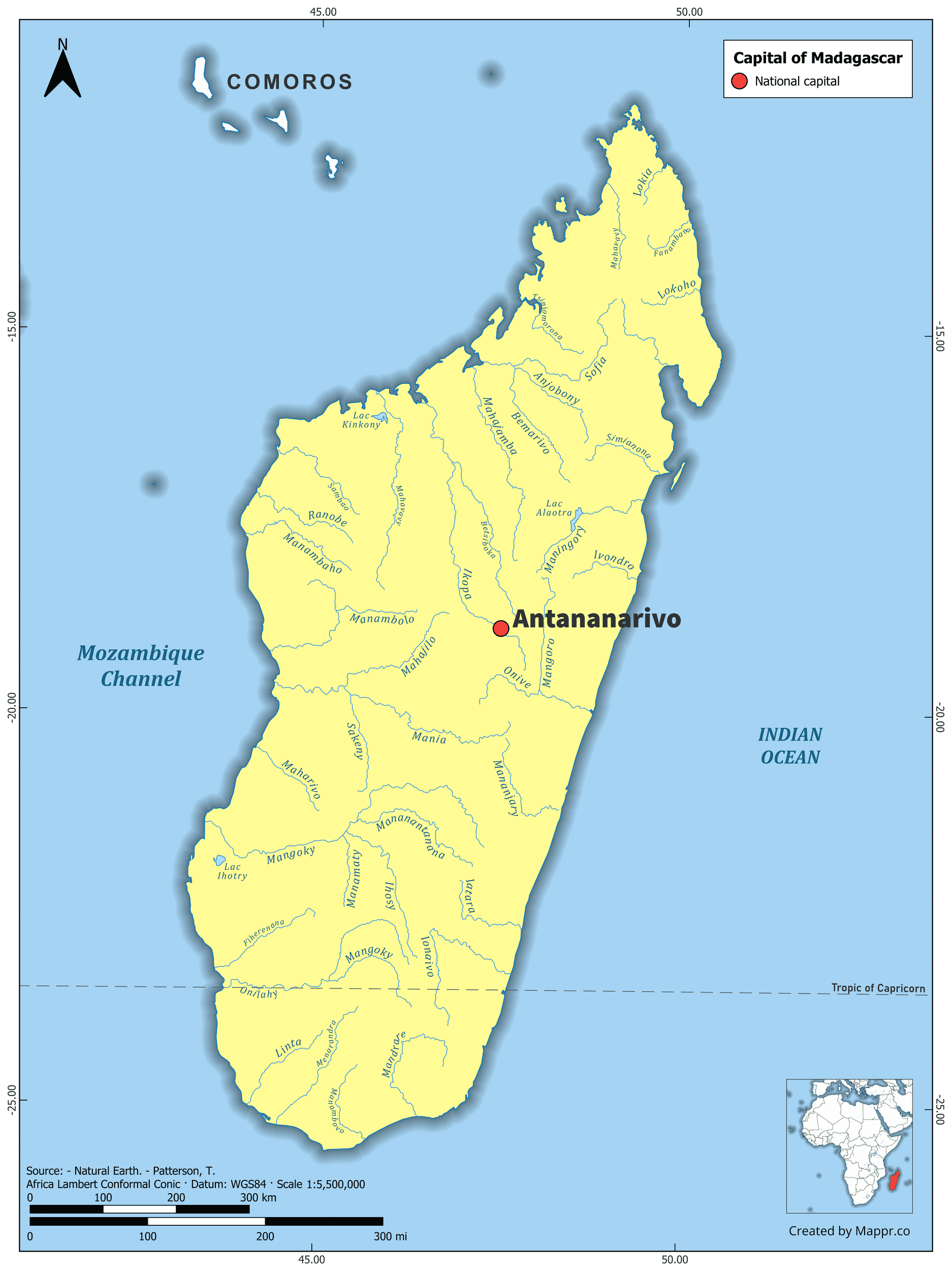 Madagascar Maps Mappr