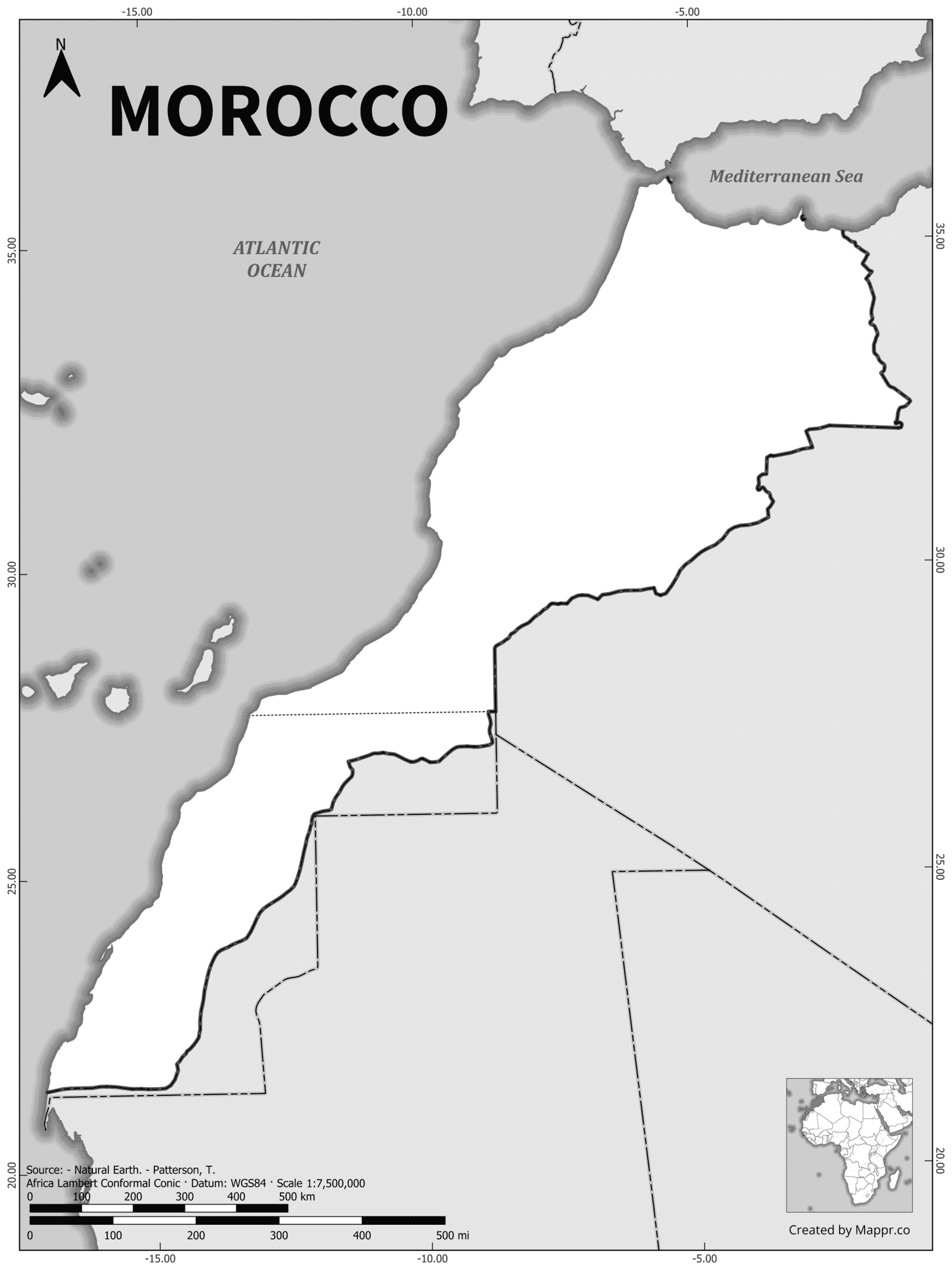 Morocco Maps Mappr