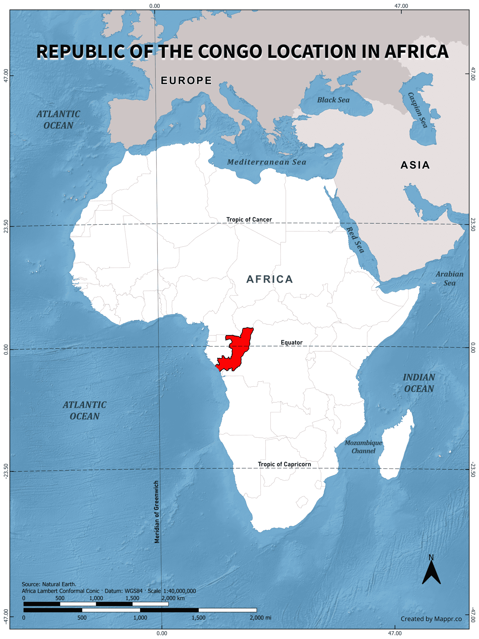 Mape Congo Rdc Republic of the Congo Maps | Mappr