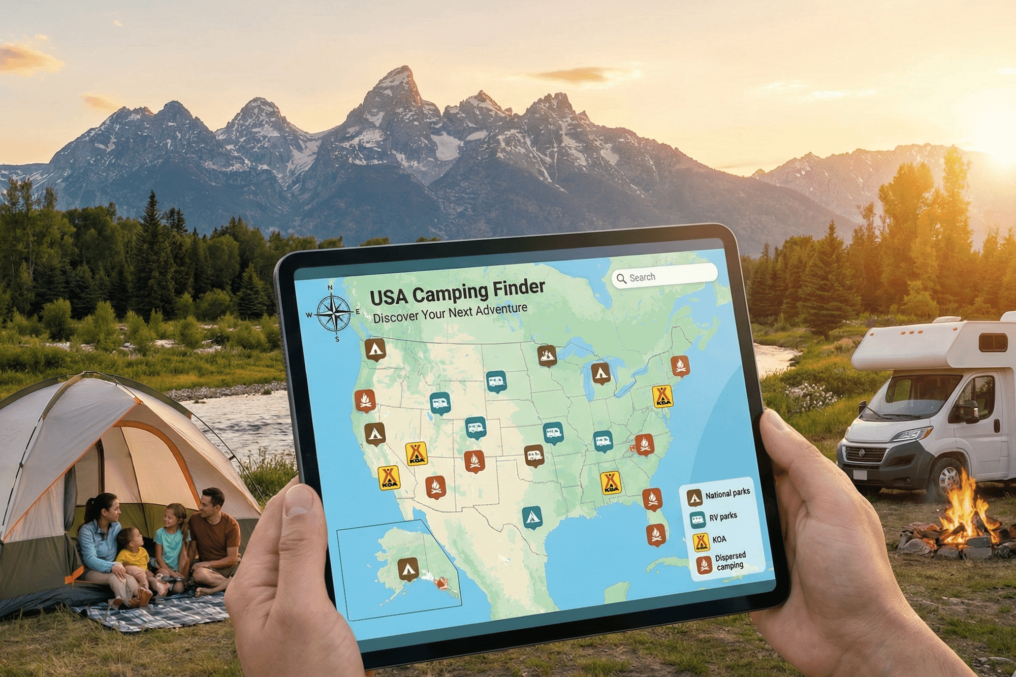 US Camping Finder