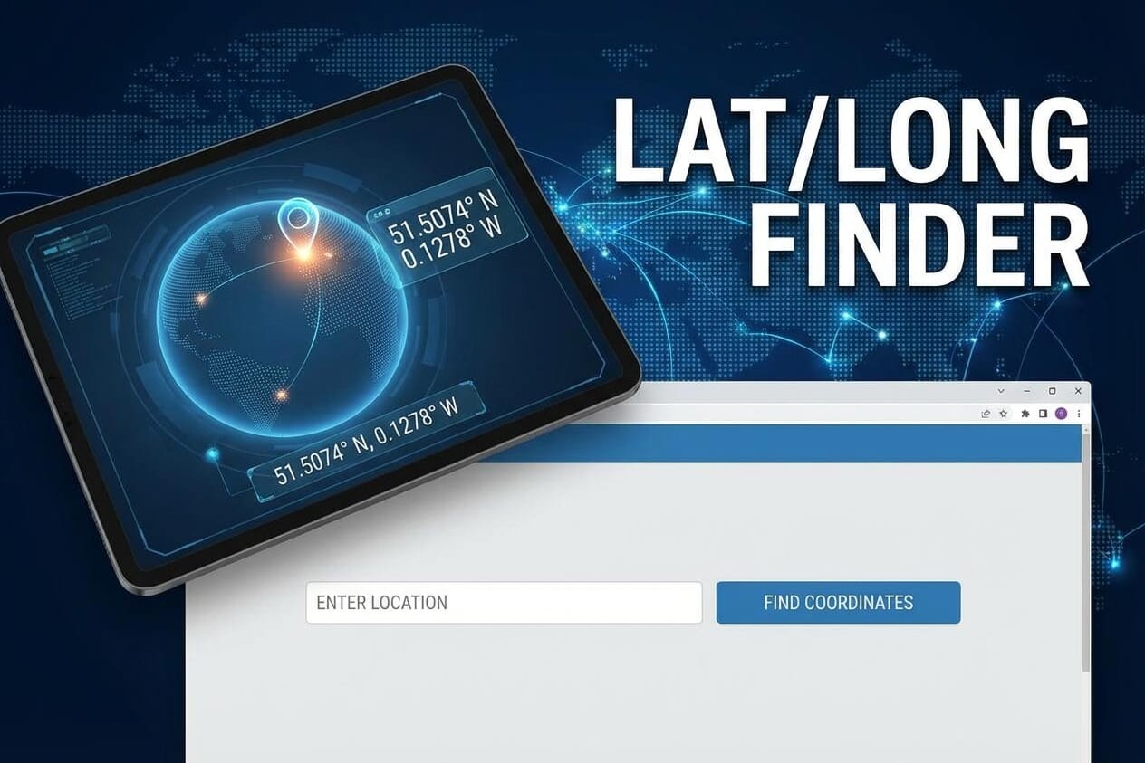 Latitude Longitude Finder – Free GPS Coordinate Lookup Tool