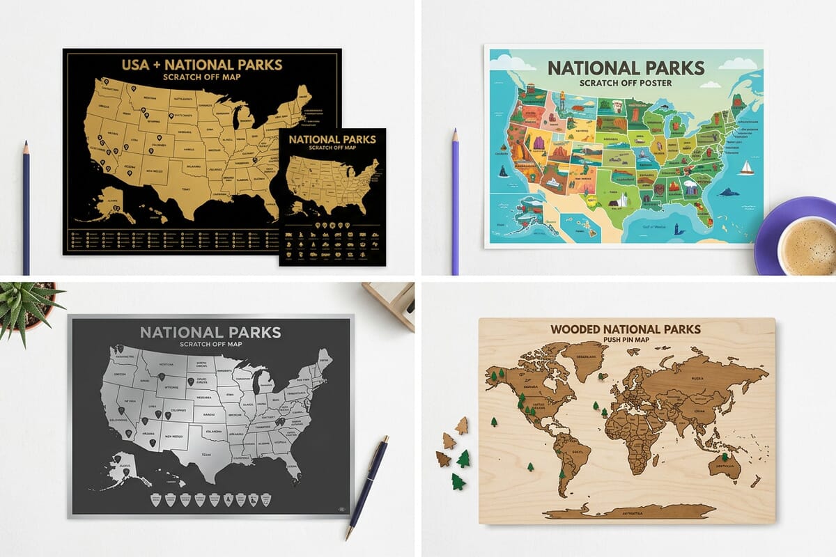 Best National Parks Scratch Off Maps: 9 Picks Compared 1