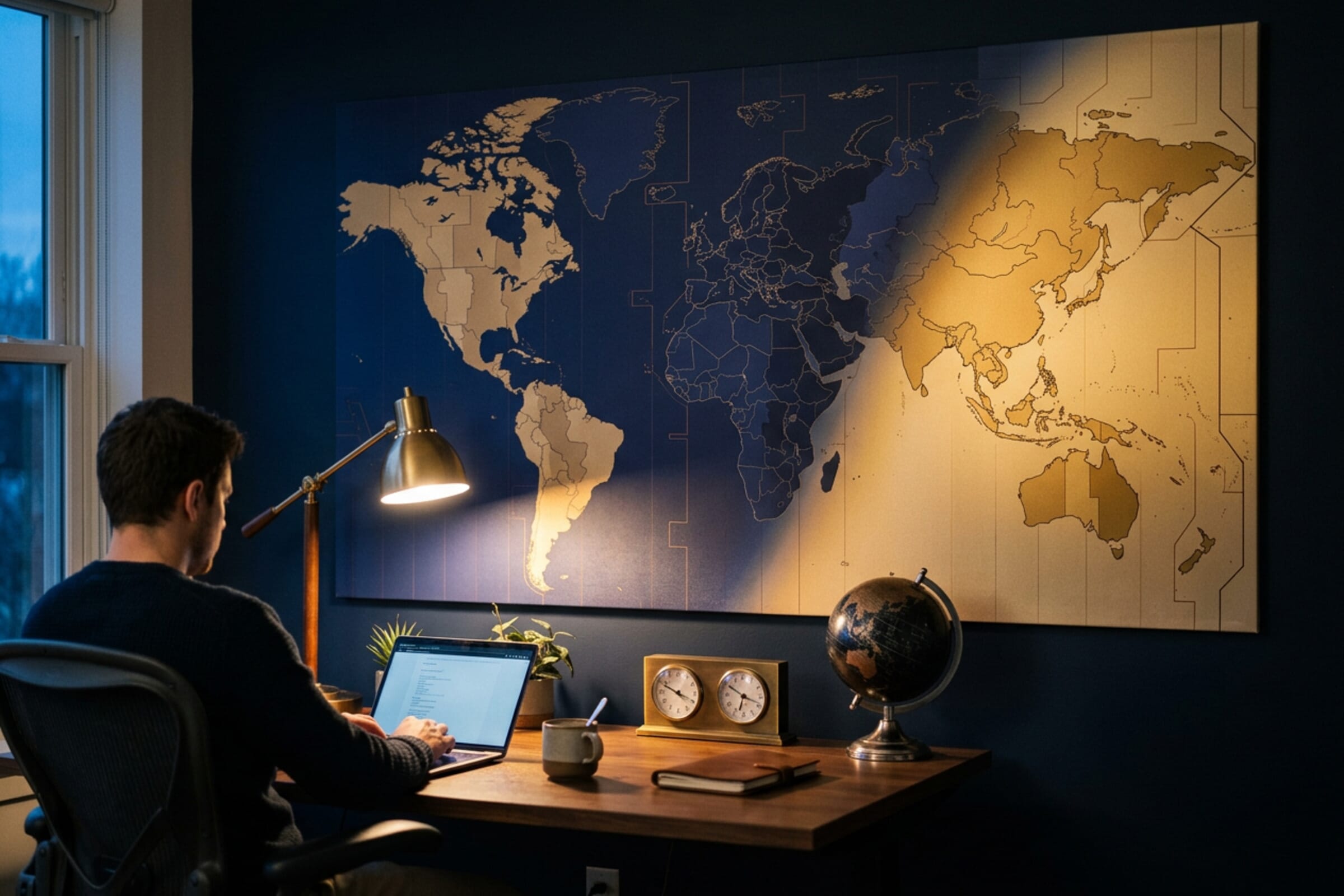 Interactive World Time Zones Map