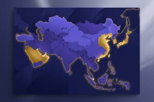 Richest Countries in Asia 2025 - GDP per Capita Map